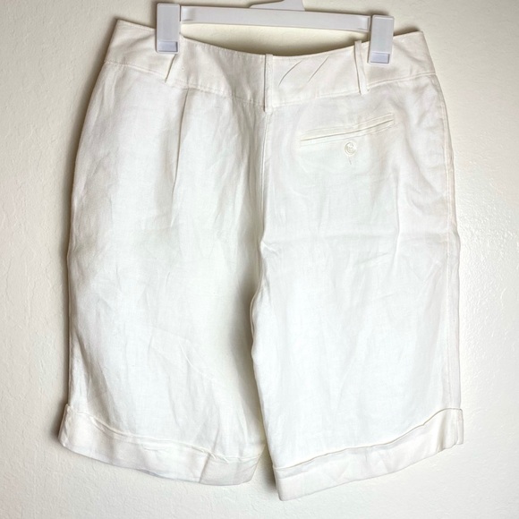 Worthington White Two Piece Suit Shorts and Cropped Jacket - Picture 4 of 5